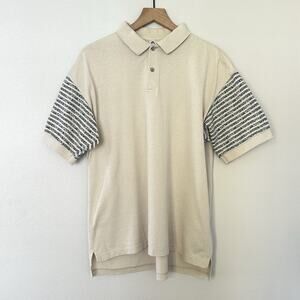Vintage 90s HEAD Sportswear Abstract Polo Sz XL Collared Golf Tennis Retro Indie